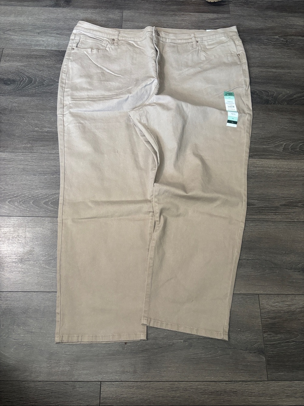 Terra & Sky Light Khaki Women Chinos